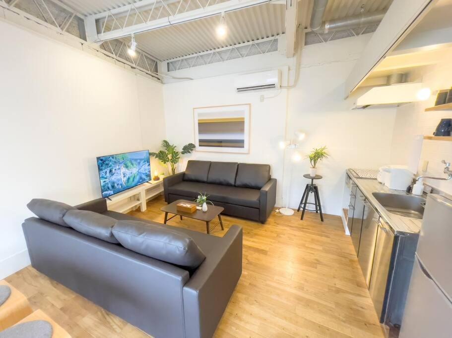 Jr天王寺駅・寺田町駅から徒歩圏内！ファミリー大歓迎の広々欧風ハイツ！ Apartment Osaka Bagian luar foto
